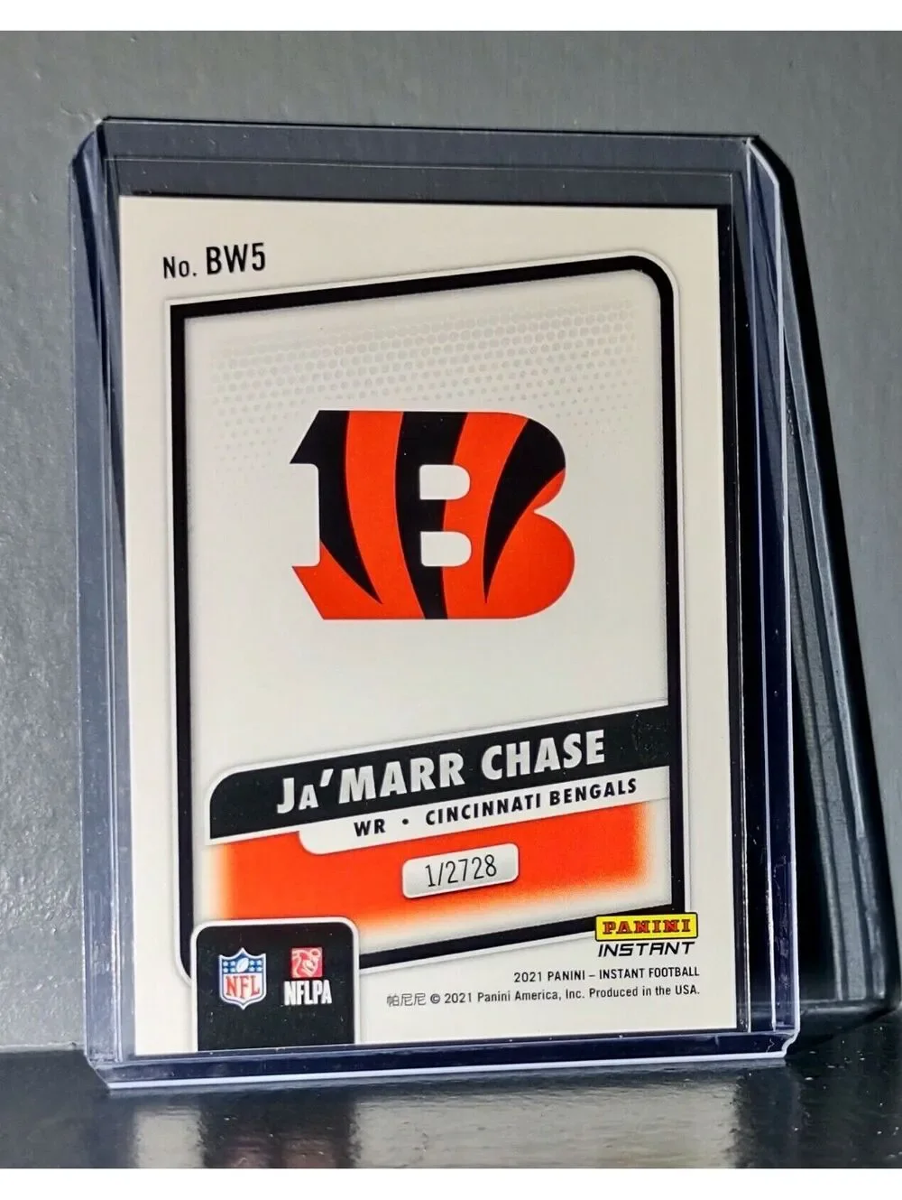 Ja'Marr Chase 2021 Panini NFL Black and White Rookies #5 Card 1/2728
